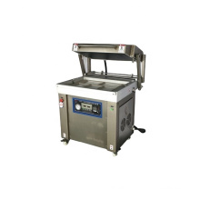Semi-automatic packing fish meat seafood skin packing machine